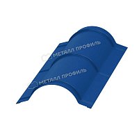 Планка конька круглого R110 Norman-0,5 мм Ral 5005