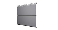 Сайдинг ЭкоБрус Drap 0,45 мм Ral 7004