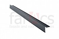 Фартук S5 фронт. 2 м Satin 0,5мм с защит.пленкой Ral 7024