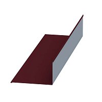 Планка примыкания верхняя Norman 0,5 мм Ral 3005