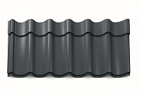 Волновой профиль с 3D резом 0,45 мм Ral 7024