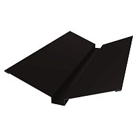 Ендова верхняя 115х30х115 Сатин матовый 0,5мм Ral 9005