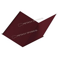 Планка ендовы нижняя 298х298 Purman 0,5 мм Ral 3005