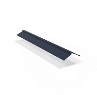 Конек плоский фигурный 150х40х150х2000мм Ре Matt 0,45 мм Ral 7024