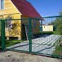 Grand Line: Ворота распашные Medium New Lock 2,03x4,0, цвет Ral 6005