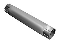 Труба водосточная 150/100 Rooftop dRain 1 м Ral 9003