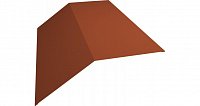 Конек плоский 145х145 мм Pe 0,45 мм Ral 8004