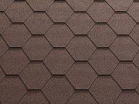 Гибкая черепица KL Коричневый