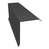 Планка торцевая широкая 150х100 L=2м Сатин 0,5 мм Ral 7016