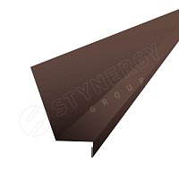 Планка для бокового примыкания Фальц Ре 0,45 мм Ral 8017