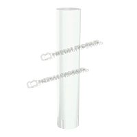 Труба водосточная Проект D=150мм L=1м Ре Ral 9003