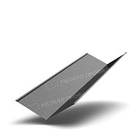 Планка ендовы нижняя 298х298 Purman 0,5 мм Ral 9005