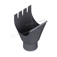 Воронка выпускная Foramina D=125 мм Freeze Grey