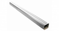 Труба прямоугольная Vortex Pe 1м Ral 9003