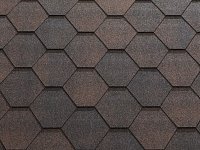 Гибкая черепица Jazzy Коричневый