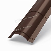 Планка конька круглого R110 Puretan 0,5 мм Ral 8017