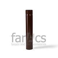 Труба водосточная 125/90 L=1м Ral 8017