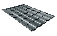 Металлочерепица Кредо Rooftop Бархат 0,5 мм Ral 7016