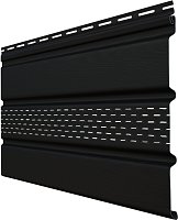 Софит T4 Акриловый частичная перфорация Черный