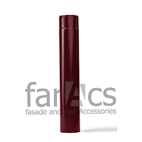 Труба соединительная 125/90 1 м. Ral 3005