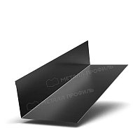 Планка примыкания верхняя VikingMP E 0,5 мм Ral 9005