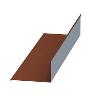 Планка примыкания верхняя Norman 0,5 мм Ral 8004