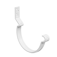 Крюк желоба короткий 125/90 PU Ral 9003