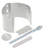 Держатель трубы (кирпич) 125/90 Rooftop dRain Ral 9003