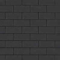 Гибкая черепица Brick Черный