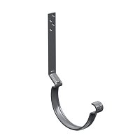 Крюк желоба длинный 150/100 PU Ral 7024