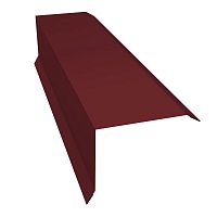 Планка торцевая 100х80 Pe 0,45мм Ral 3005