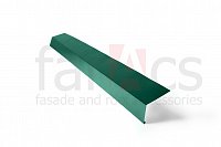 Фартук S23 универсальный карниз. 2 м ПЭ с защит.пленкой Ral 6005