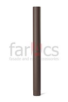 Труба водосточная 125/90 L=3м MATT Ral 8017