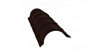 Конек полукруглый Drap 0,45 мм Ral 8017