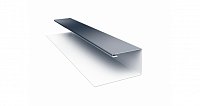 Планка П-образная ЭкоБрус Pe 0,45 мм, длина 2 м. Ral 7024