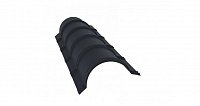 Конек полукруглый Drap 0,45 мм Ral 7024