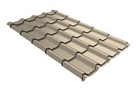 Металлочерепица Камея Satin 0,5 мм Ral 1015