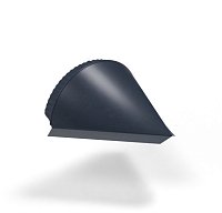 Заглушка конусная для полукруглого конька Ре 0,5 мм Ral 7024