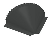 Заглушка конусная полукруглого конька Drap Ral 7016
