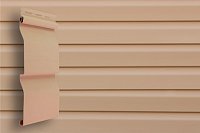 Сайдинг D4 Корабельный брус слим Classic Color Plus Персиковый