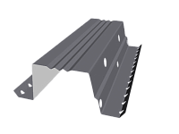 Планка опорная фальц PRO 0,35 м Ral 7004