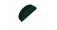 Заглушка торцевая полукруглого конька Satin Ral 6005