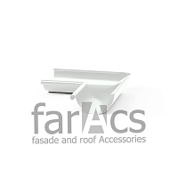 Угол желоба внутренний 90 гр. 125/90 Ral 9003