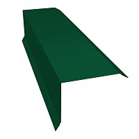 Планка торцевая 100х80 Pe 0,45мм Ral 6005