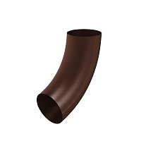 Колено универсальное 125/90 PU Matt Ral 8017