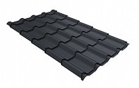 Металлочерепица Камея Satin Matt 0,5 мм Ral 7024