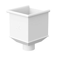 Воронка водосборная 150/100 PU Ral 9003