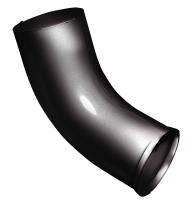 Колено стока 125/90 Rooftop dRain Ral 9005