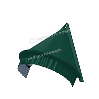 Заглушка конька конусная Purman 0,5 мм Ral 6005