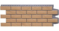 Фасадная панель Состаренный кирпич Design Plus Солома